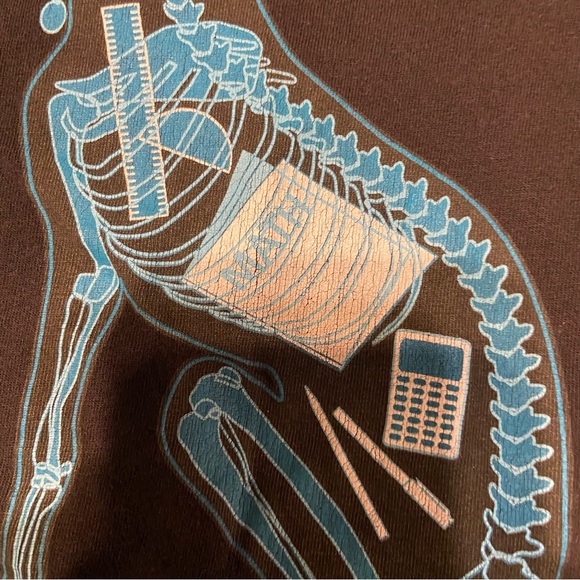 (3/$25) Black Threadless “Homework Evidence” T-Shirt - Picture 4 of 5